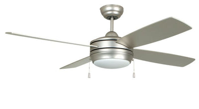 44" Laval in Brushed Nickel w/ Brushed Nickel/Maple Blades Ceiling Fan CRAFTMADE