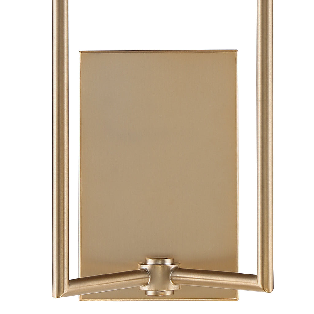 Lena 2 Light Vibrant Gold Sconce Wall Sconce Crystorama