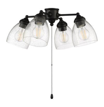 4 Light Universal Light Kit in Flat Black Accessory Craftmade