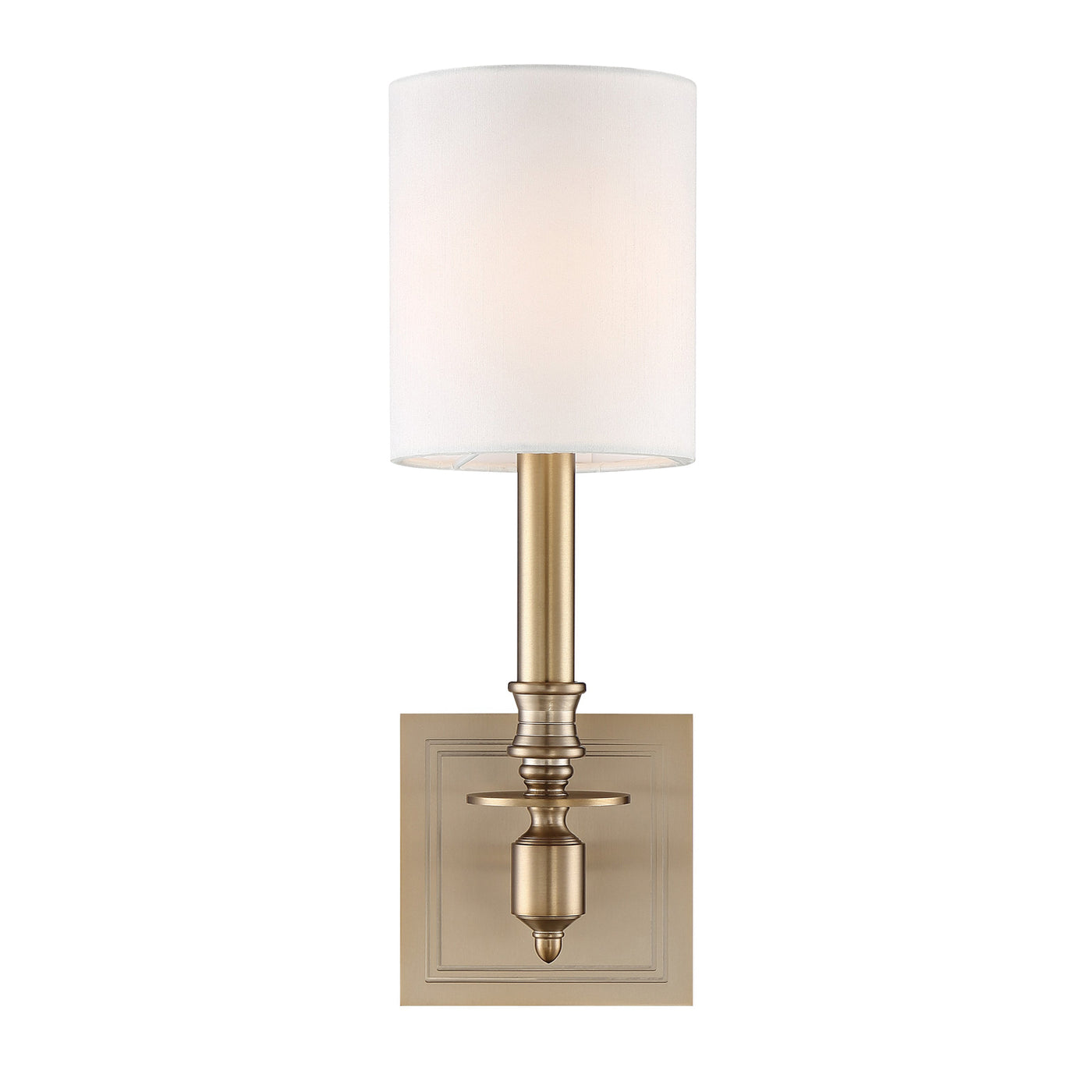 Lloyd 1 Light Aged Brass Sconce Wall Sconce Crystorama