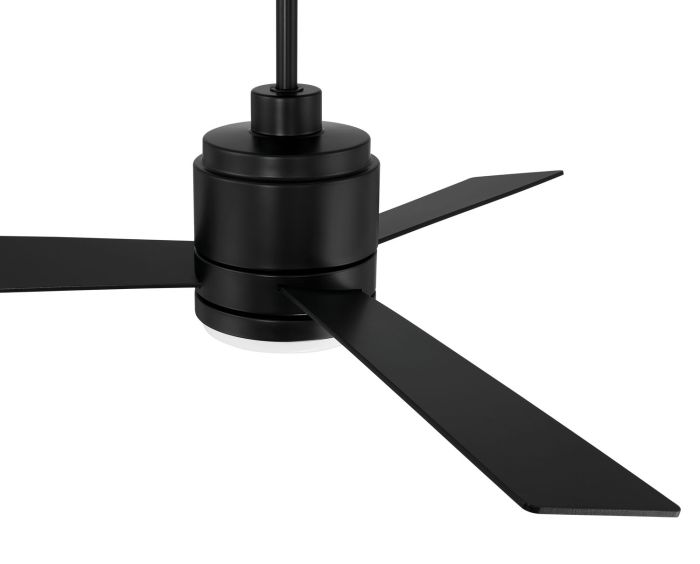 42" McCoy 3-Blade in Flat Black w/ Flat Black Blades Ceiling Fan CRAFTMADE