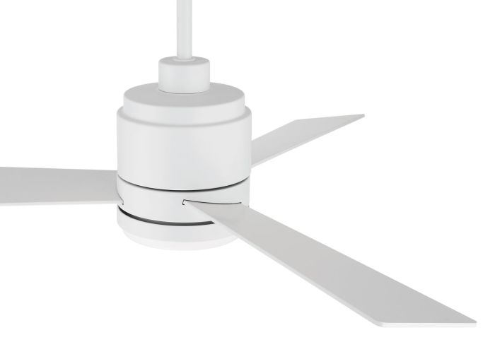 42" McCoy 3-Blade in White w/ White Blades Ceiling Fan CRAFTMADE