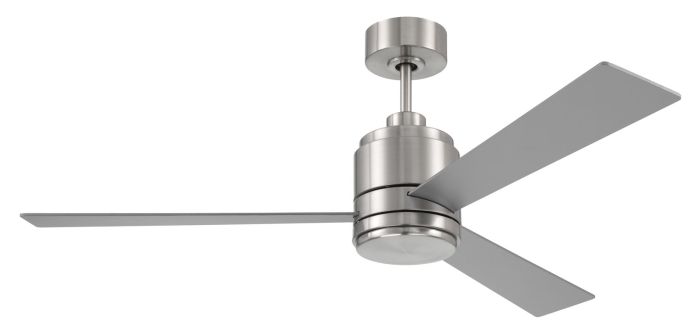 52" McCoy in Brushed Polished Nickel w/ Brushed Nickel Blades Ceiling Fan CRAFTMADE