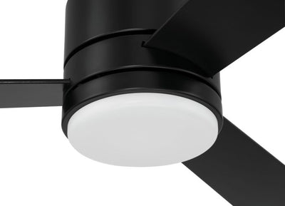 52" McCoy in Flat Black w/ Flat Black Blades Ceiling Fan CRAFTMADE