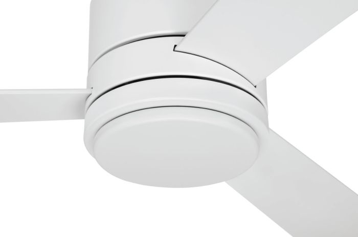 52" McCoy in White w/ White Blades Ceiling Fan CRAFTMADE