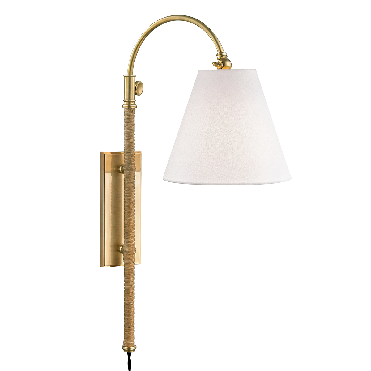 Hudson Valley Lighting Curves No.1 Plug-in Sconce
