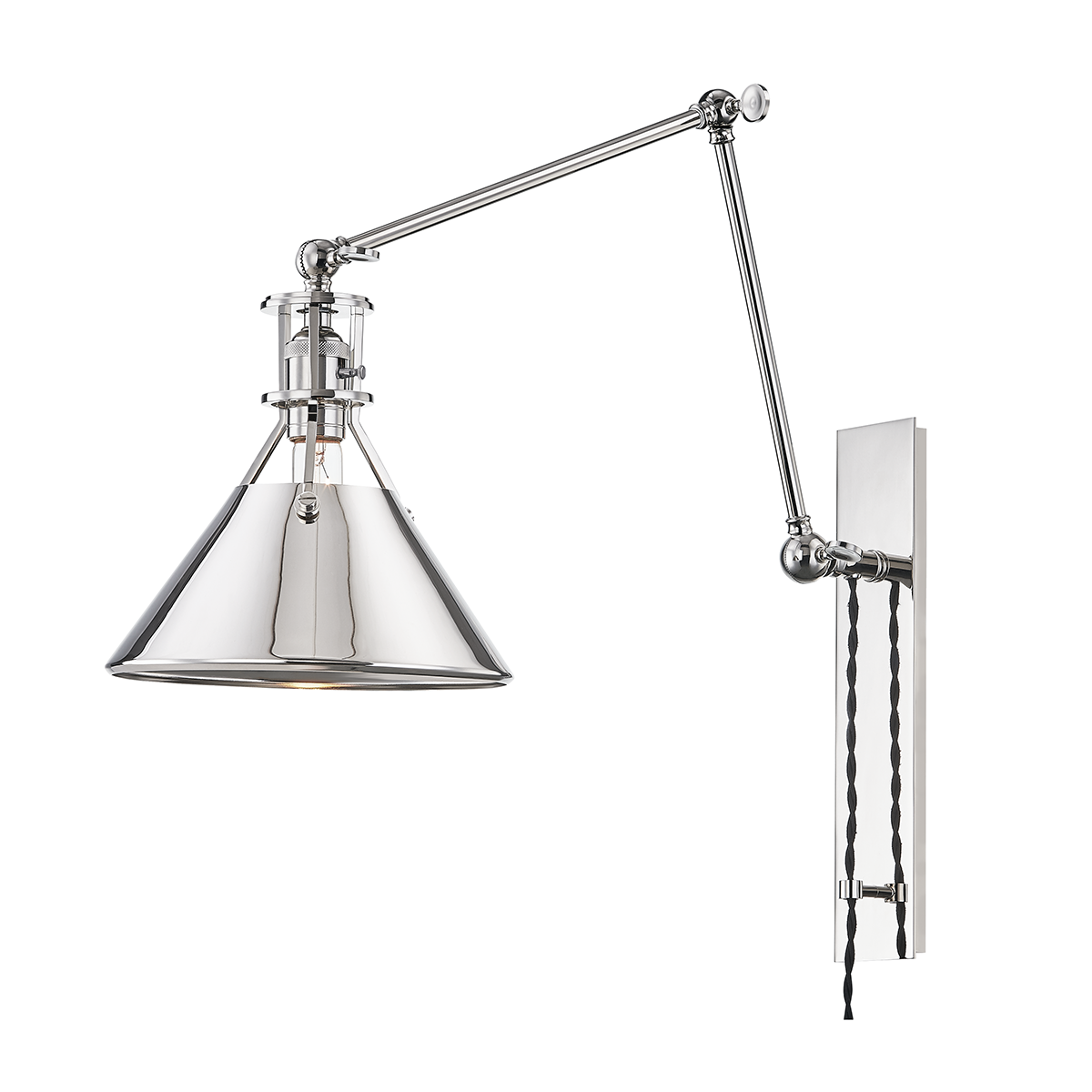 Hudson Valley Lighting Metal No. 2 Plug-in Sconce