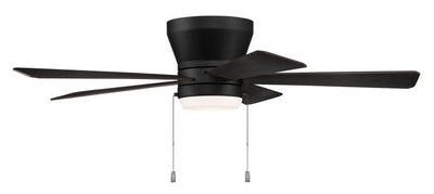 52" Merit in Flat Black  w/ Flat Black/Greywood Blades Ceiling Fan CRAFTMADE