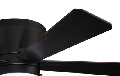 52" Merit in Flat Black  w/ Flat Black/Greywood Blades Ceiling Fan CRAFTMADE