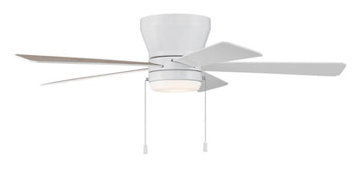 52" Merit in White w/ White/Washed Oak Blades Ceiling Fan CRAFTMADE