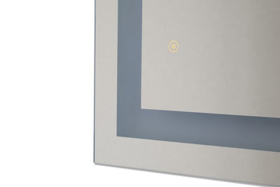 60" x 32" x 1.8" Rectangle LED Mirror, defogger & dimmer, 3000K/4000K/5000K Mirror Craftmade