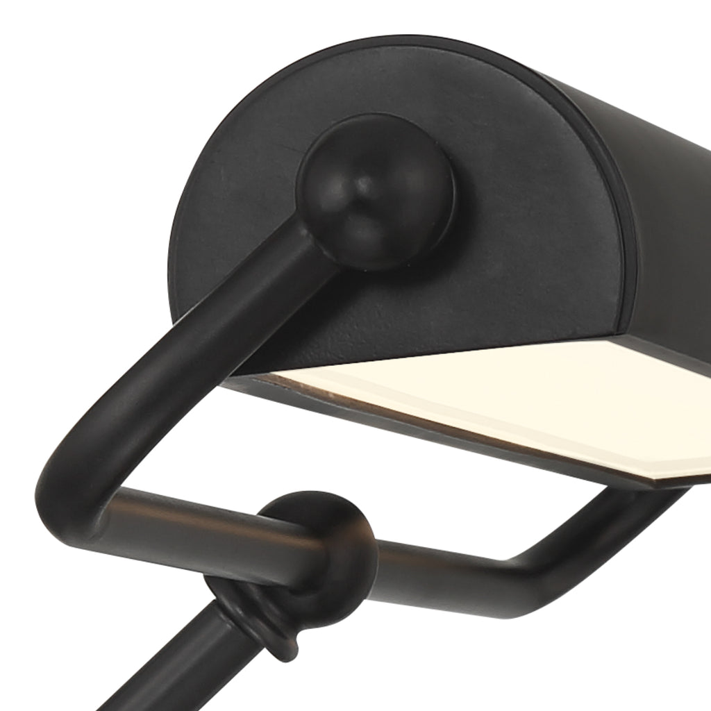 Miller Integrated LED Matte Black Sconce Wall Sconce Crystorama