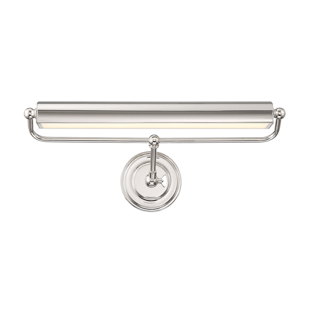 Miller Integrated LED Polished Nickel Sconce Wall Sconce Crystorama