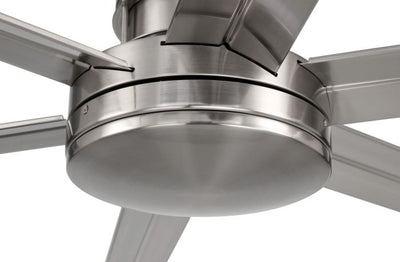 ##Antique Hardware## 80" Mondo in Brushed Polished Nickel w/ Brushed Nickel Blades