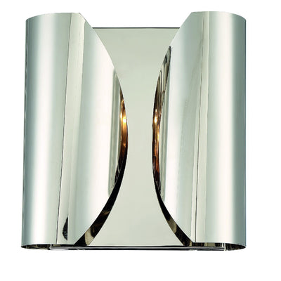 Monique 2 Light Polished Nickel Sconce Wall Sconce Crystorama