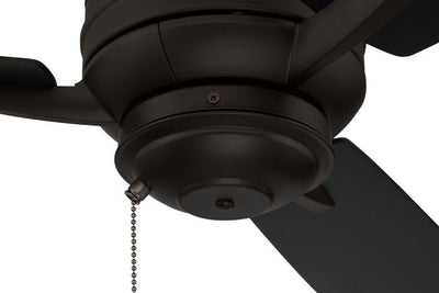 52" Moto Indoor/Outdoor (Damp) in Flat Black w/ Flat Black/Greywood Blades Ceiling Fan CRAFTMADE