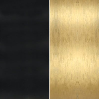 Quinn 1 Light Matte Black + Textured Gold Sconce Wall Sconce Crystorama