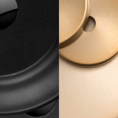 Brent 1 Light Matte Black + Vibrant Gold Sconce Wall Sconce Crystorama