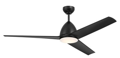 54" Nitro in Flat Black w/ Flat Black Blades Ceiling Fan CRAFTMADE