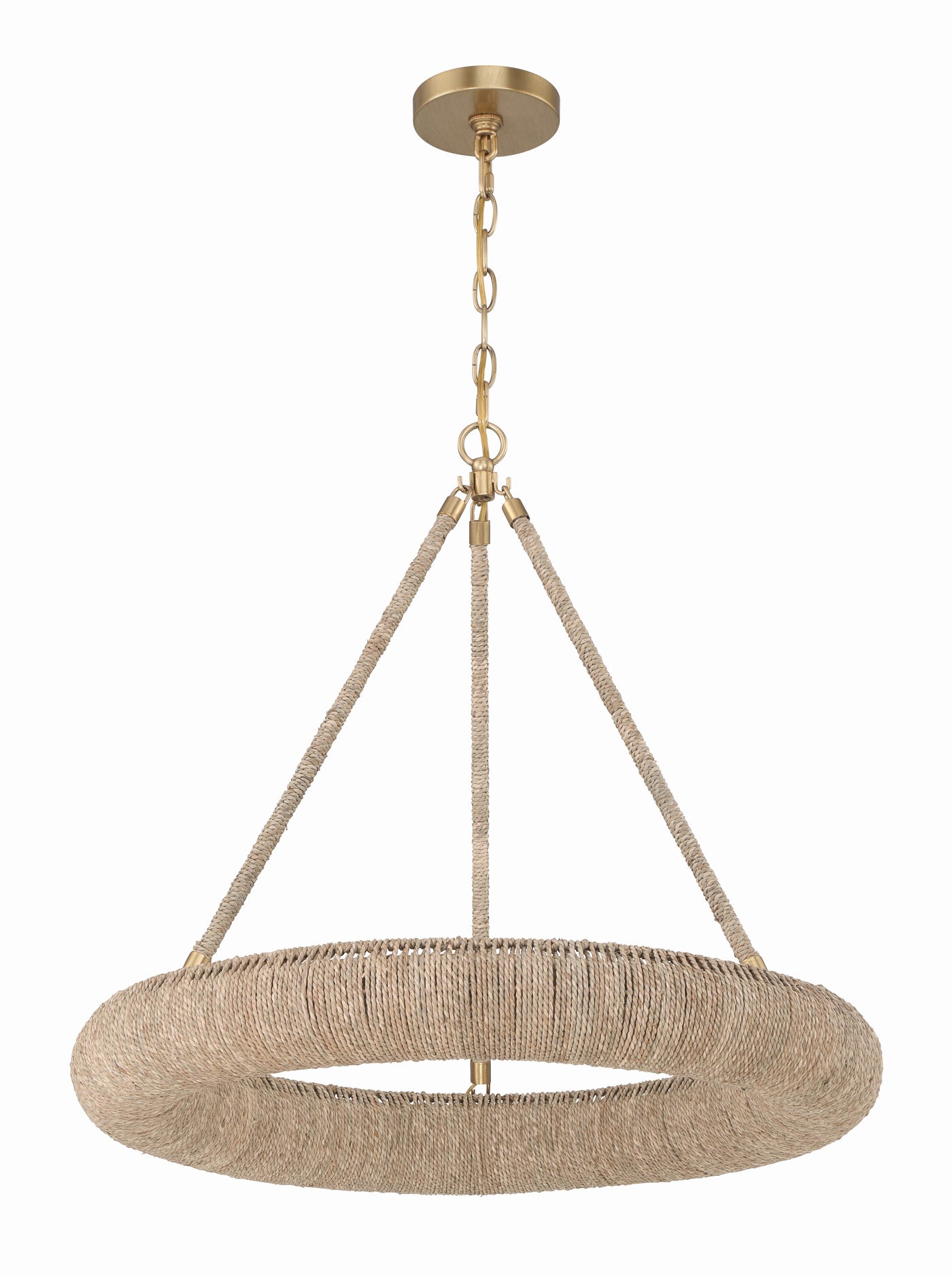 Oakley Integrated LED Soft Gold Chandelier Chandelier Crystorama