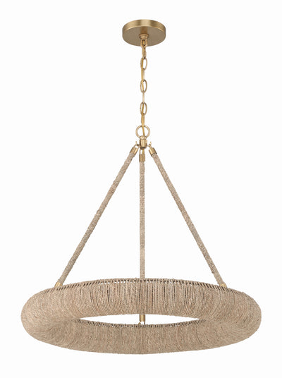 Oakley Integrated LED Soft Gold Chandelier Chandelier Crystorama