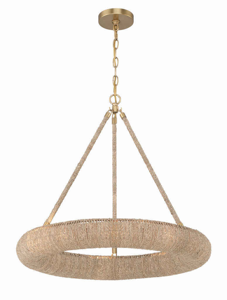 Oakley Integrated LED Soft Gold Chandelier Chandelier Crystorama