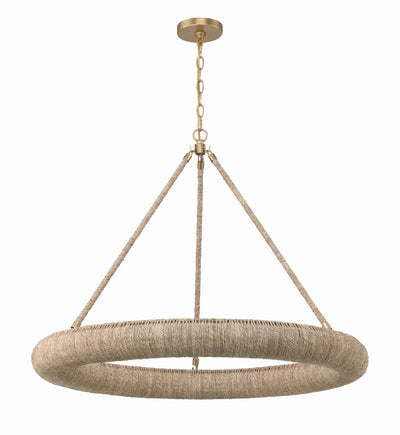 Oakley Integrated LED Soft Gold Chandelier Chandelier Crystorama