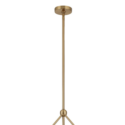 Omni 6 Light Aged Brass Chandelier Chandelier Crystorama