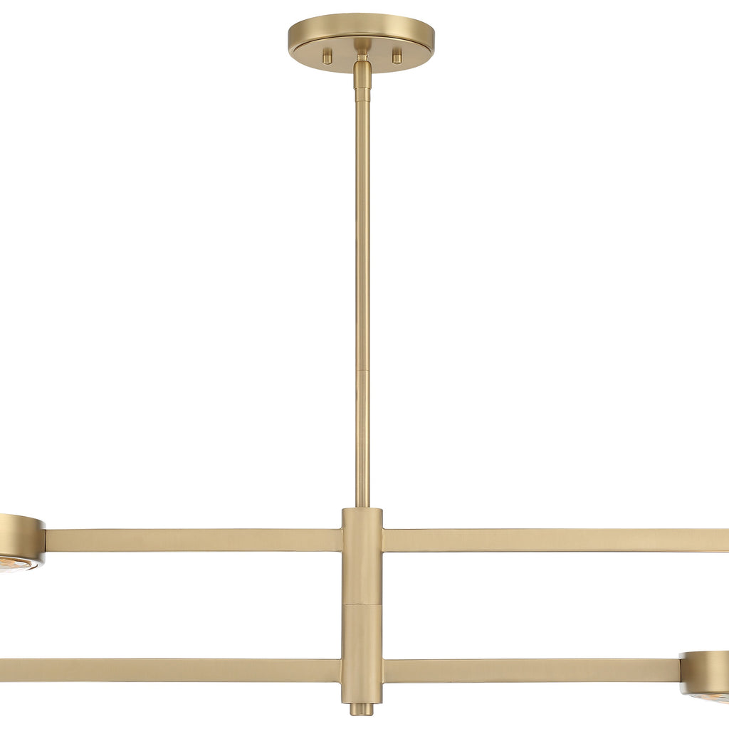 Orson 4 Light Modern Gold Chandelier Chandelier Crystorama