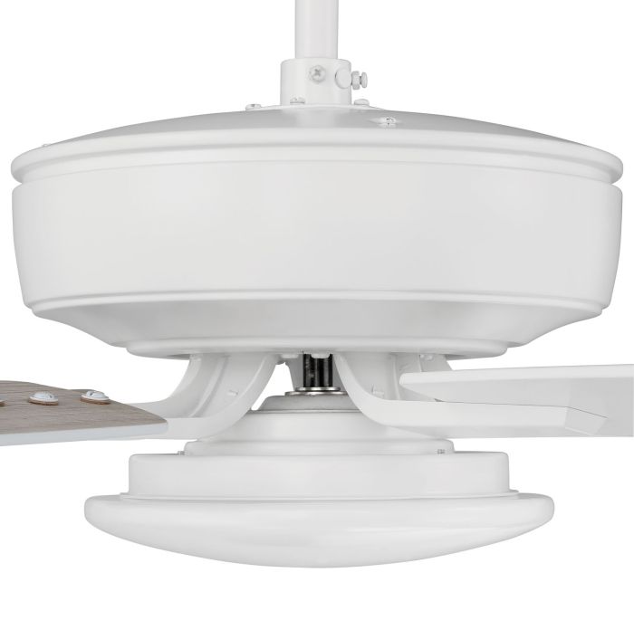 52" Pro Plus 112 in White w/ White/Washed Oak Blades Ceiling Fan CRAFTMADE