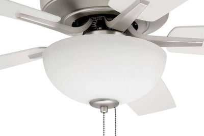 52" Pro Plus 211 in Brushed Nickel w/ White Blades Ceiling Fan CRAFTMADE