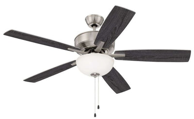 52" Pro Plus 211 in Brushed Polished Nickel w/ Brushed Nickel/Greywood Blades Ceiling Fan CRAFTMADE