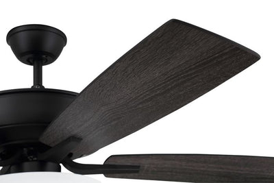 52" Pro Plus 211 in Flat Black  w/ Flat Black/Grey Wood Blades Ceiling Fan CRAFTMADE