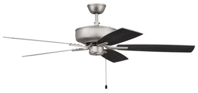 52" Pro Plus in Brushed Nickel w/ Brushed Nickel/Greywood Blades Ceiling Fan CRAFTMADE