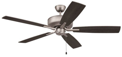 52" Pro Plus in Brushed Nickel w/ Brushed Nickel/Greywood Blades Ceiling Fan CRAFTMADE