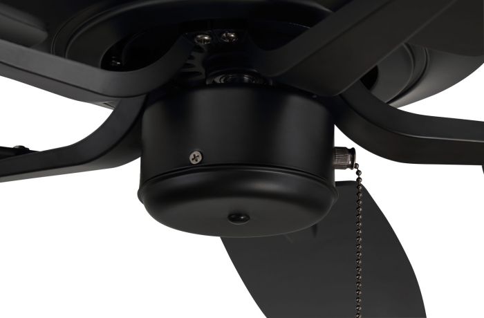 52" Pro Plus in Flat Black  w/ Flat Black/Greywood Blades Ceiling Fan CRAFTMADE