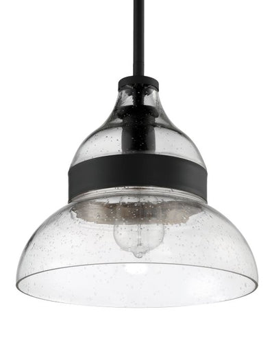 Smyth 1 Light Mini Pendant in Flat Black Pendant Craftmade