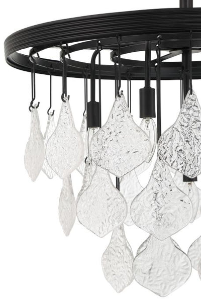 Vesi 5 Light Pendant in Flat Black Pendant Craftmade