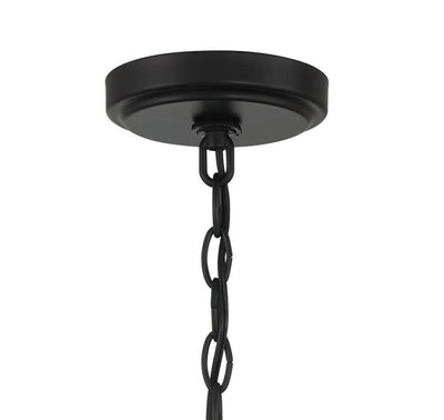 Vesi 5 Light Pendant in Flat Black Pendant Craftmade