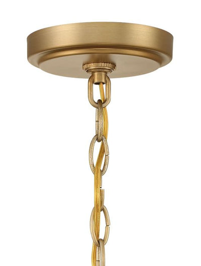 Vesi 5 Light Pendant in Satin Brass Pendant Craftmade