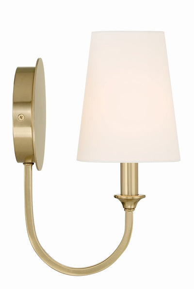 Payton 1 Light Vibrant Gold Sconce Wall Sconce Crystorama