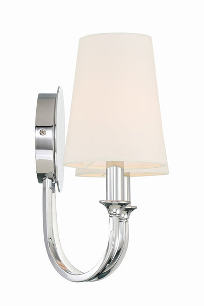 Payton 2 Light Polished Chrome Sconce Wall Sconce Crystorama