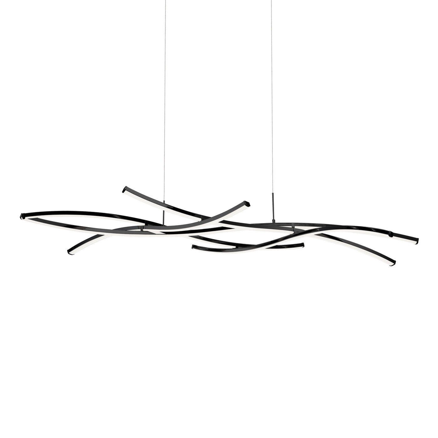 Divergence LED Linear Chandelier Chandelier WAC Lighting