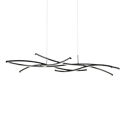 Divergence LED Linear Chandelier Chandelier WAC Lighting