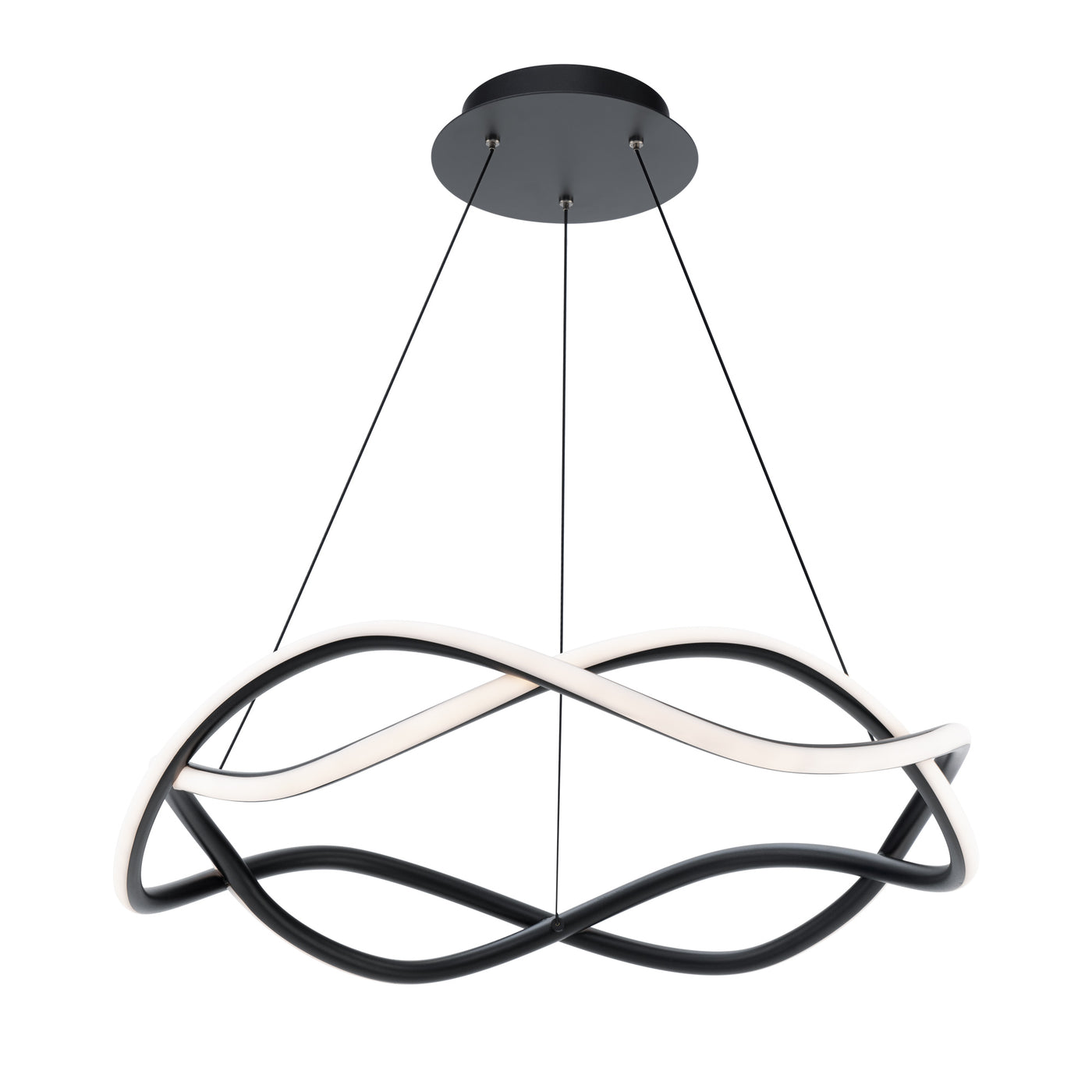 Swerve LED Chandelier Chandelier WAC Lighting