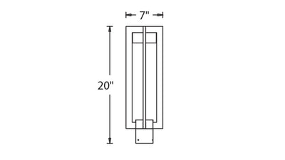 Chamber LED Indoor & Outdoor Post Light Post WAC Lighting