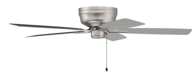 52" Pro Plus Hugger in Brushed Nickel w/ Brushed Nickel/Greywood Blades Ceiling Fan CRAFTMADE