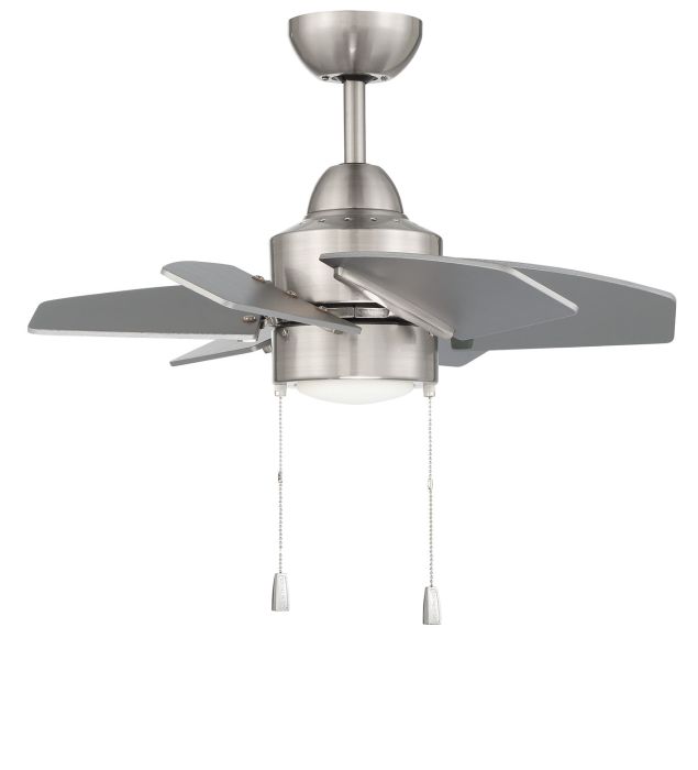 24" Propel II in Brushed Polished Nickel w/ Brushed Nickel Blades Ceiling Fan CRAFTMADE