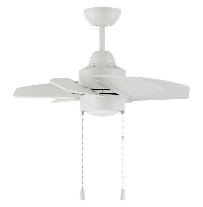 24" Propel II Indoor/Outdoor (Damp) in White w/ White Blades Ceiling Fan CRAFTMADE