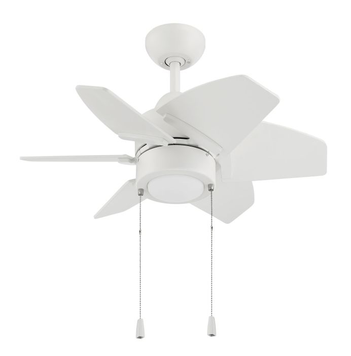 24" Propel II Indoor/Outdoor (Damp) in White w/ White Blades Ceiling Fan CRAFTMADE